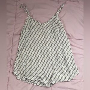 Altar'd State Black and White Striped Camisole